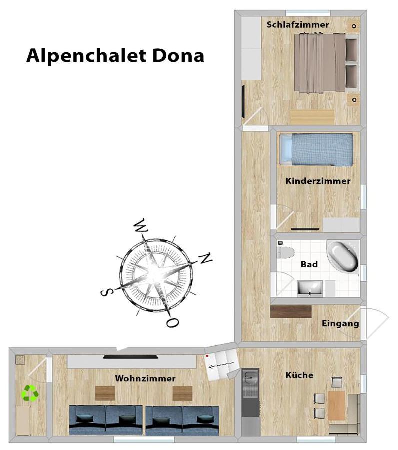 Alpenchalet Dona Partenen Exterior photo